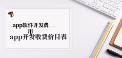 app软件定制开发需要多少钱？