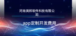 app软件开发的费用大约多少钱？