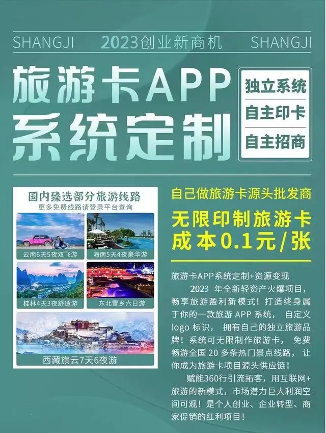 参与旅游卡推广项目，你将获得什么支持？
