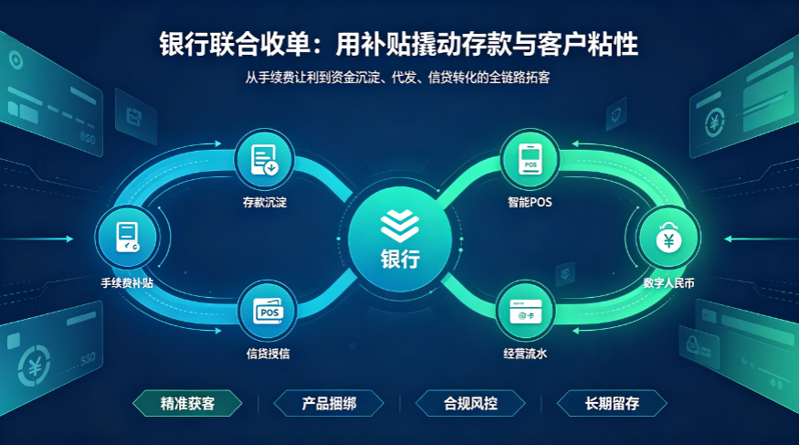 如何利用合作银行 “联合收单” 政策拓客