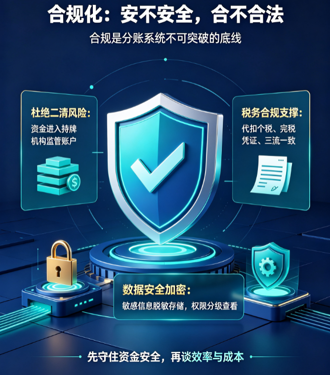 分账系统合规化：安不安全，合不合法（选购第一底线）