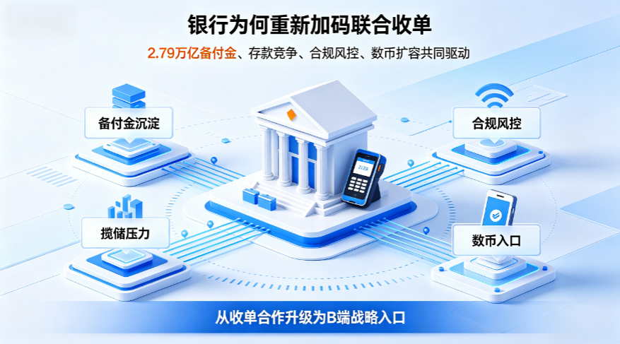 存量支付时代，银行为何重新加码联合收单？四大核心驱动因素全解析
