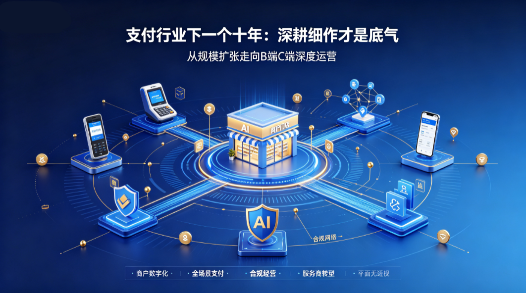 告别跑马圈地！支付行业新十年：B 端数字化、C 端全场景深耕