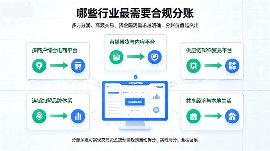企业资金合规刚需：五大离不开分账业务的核心行业全解析