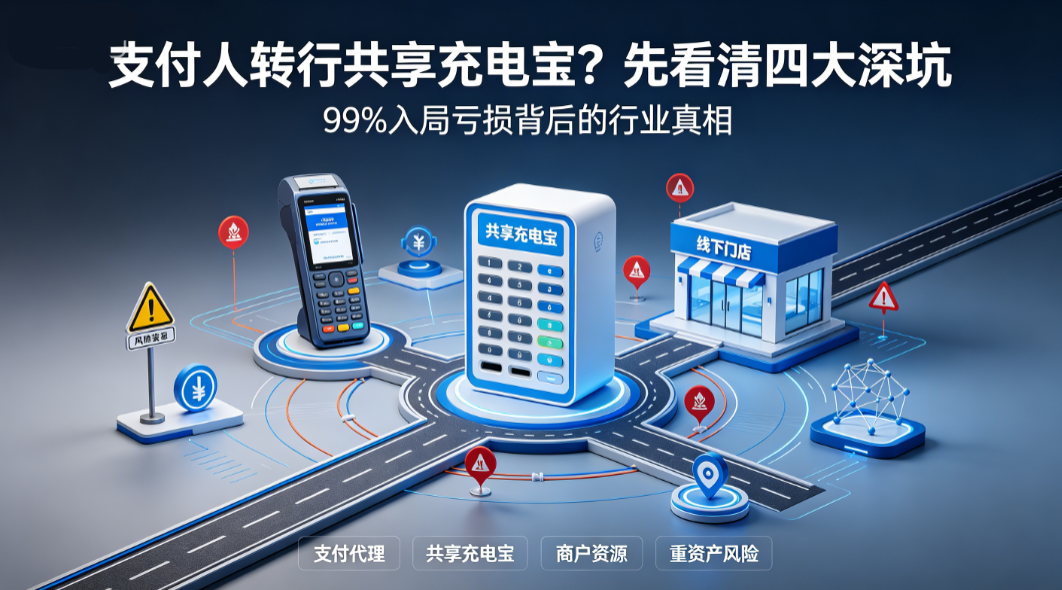 别再盲目入局共享充电宝！支付代理商跨界踩坑全解析