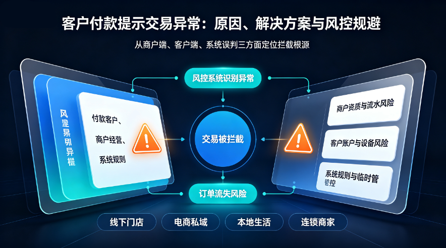 客户微信付款提示 “该笔交易存在异常” 完整原因、解决方案与风控规避指南