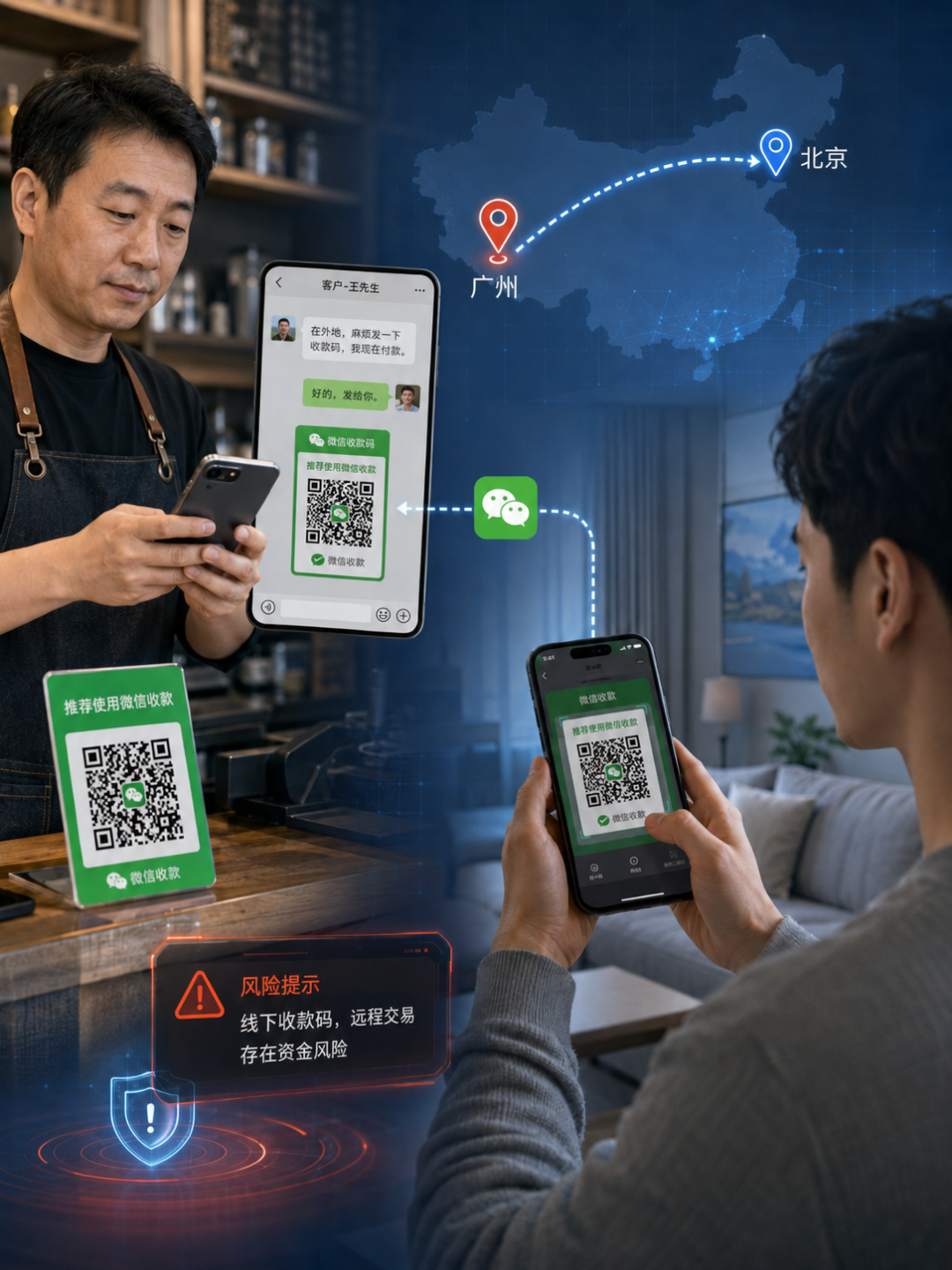 线下静态码远程收款，持续被风控锁定的底层原因