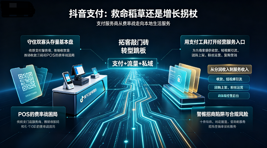 抖音支付：是支付服务商的救命稻草，还是新增长拐杖？——2026 支付行业破局实操指南