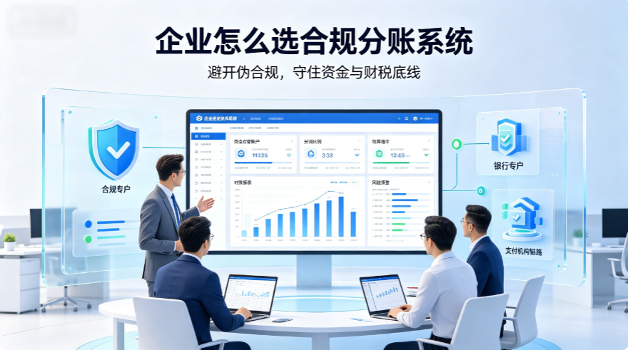 企业怎么选合规分账系统？四大核心标准，避开伪合规套路