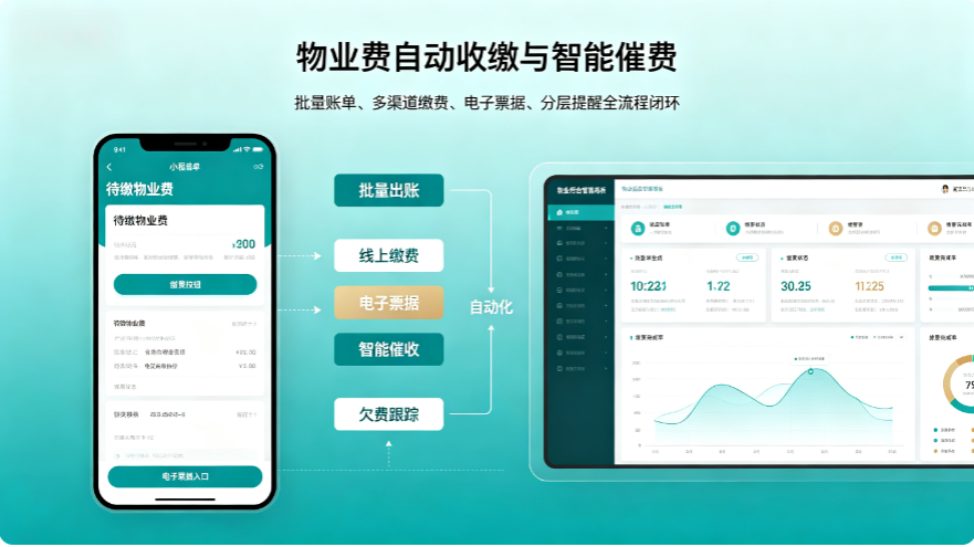 一站式物业综合缴费支付平台：底层架构 + 基础收费业务全解析