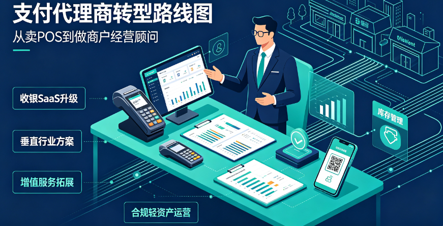 支付代理商稳妥转型全攻略：从单纯卖 POS 到综合商户服务商