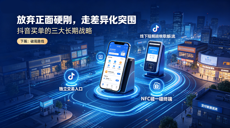 放弃正面硬刚！抖音买单三大长线突围策略，打造本地生活专属支付壁垒
