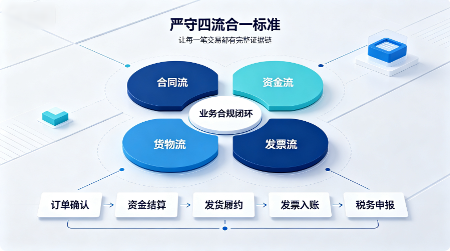 四流合一 + 数字存证 + 长效风控，平台商户全流程财税合规运营指南