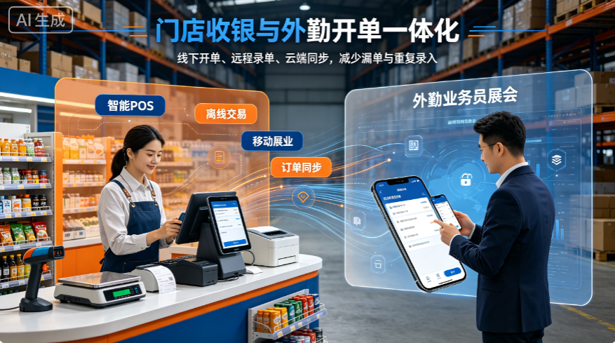 外勤展业 + 门店收银一体化，批发商户客户交易管理落地指南