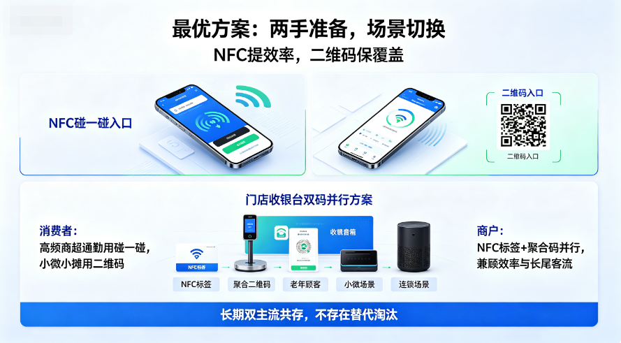 碰一碰 NFC 支付 vs 二维码支付：场景适配完整选择指南