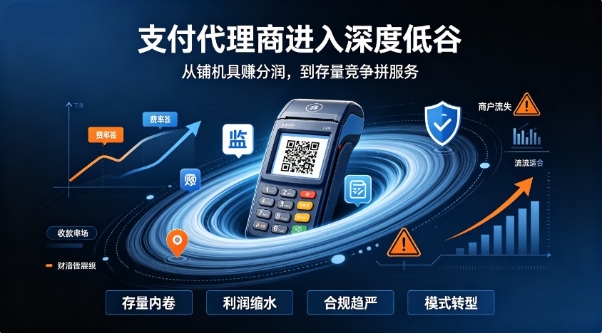 支付代理商坠入深度低谷！六大维度看透行业困局，增量时代彻底结束