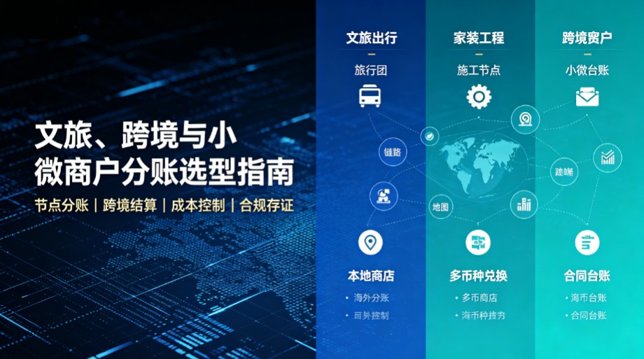 分账系统行业应用｜本地生活、连锁加盟、电商直播业态解决方案