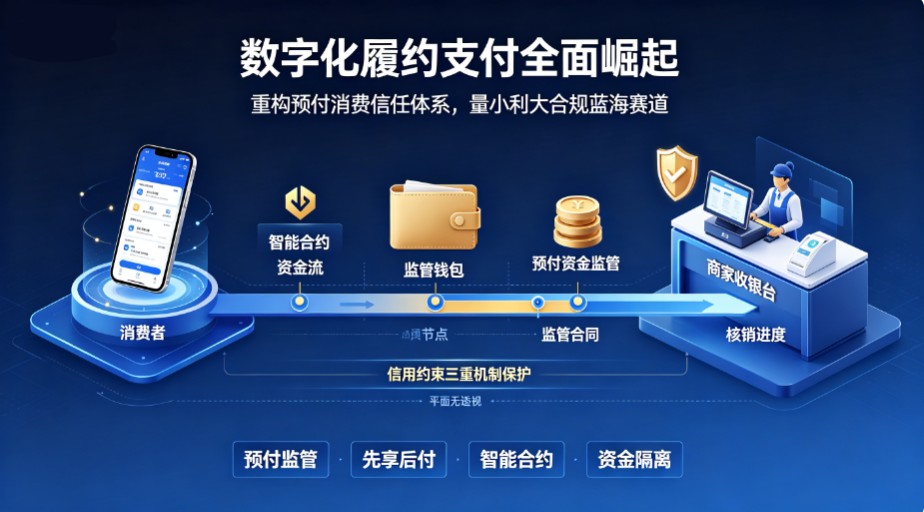 数字化履约支付全面崛起！重构预付消费信任体系，量小利大合规蓝海赛道深度解析